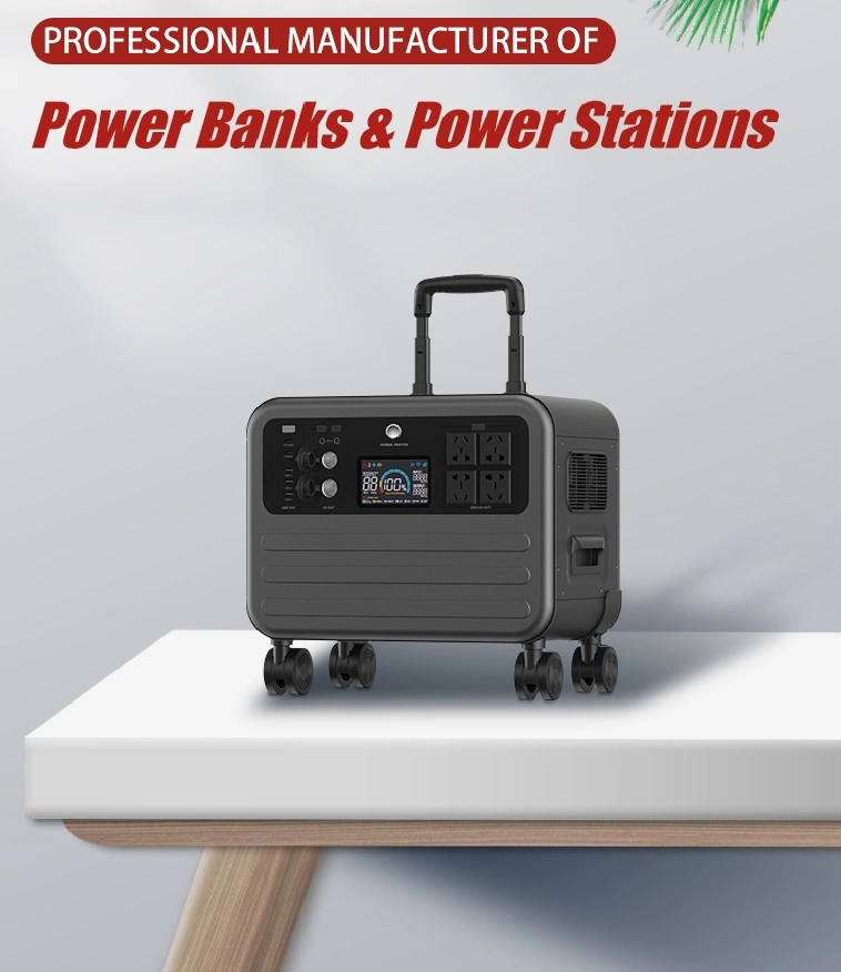 Portable Power Station 2304wh High Capacity Electronic LiFePO4 Home Battery Backup Max 8330W 2200W AC Outlets Solar Generator Wind Energy Generator Power System