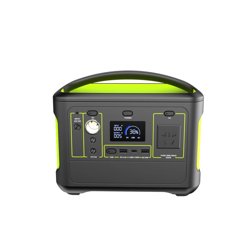 Quick Charge 500W Outdoor Home Emergency Solar Battery Generator Portable Power Station